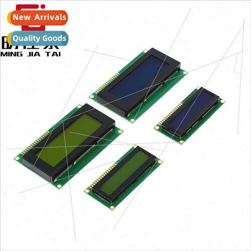 Yellow green screen 1602 LCD LCD1602A LCD-1602-5V 5V black f