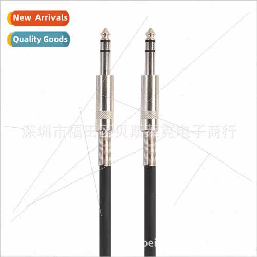 New zinc alloy head double shielded stereo male to male 6.35