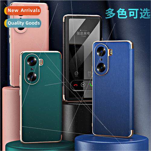 适用 Honor 60Pro Electroplated Leather Fine Soft Texture Pho