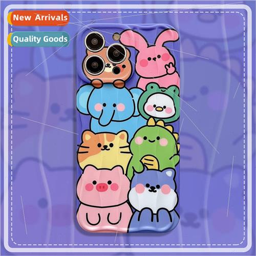 Luggage Purple Bottom Cute Colorful Animal 12Promax Apple 13