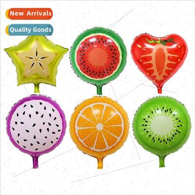 18 inch modeling fruit aluminum film balloon childrens birth