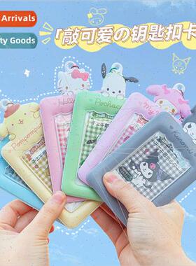 Sanrio card holder cartoon cute photo pendant keychain goo c