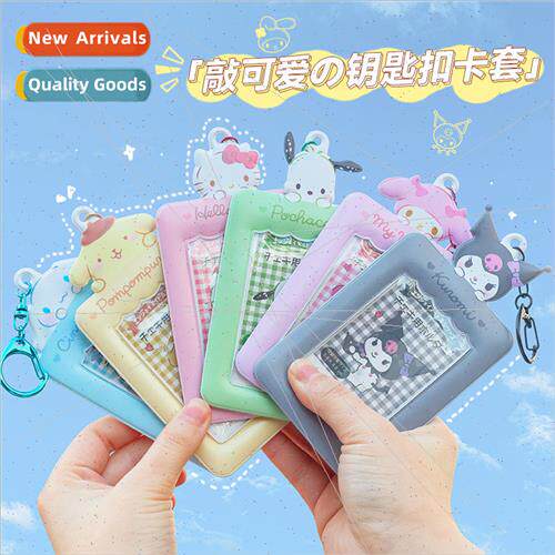 Sanrio card holder cartoon cute photo pendant keychain goo c