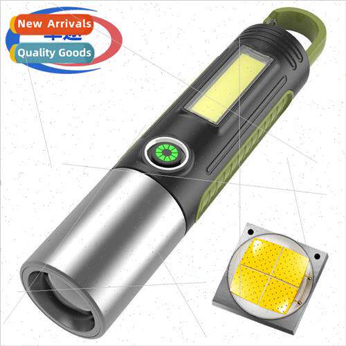 Mini strong light flashlight outdoor multifunctional camping