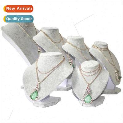 Jewelry display rack necklace mannequin neck portrait rack j