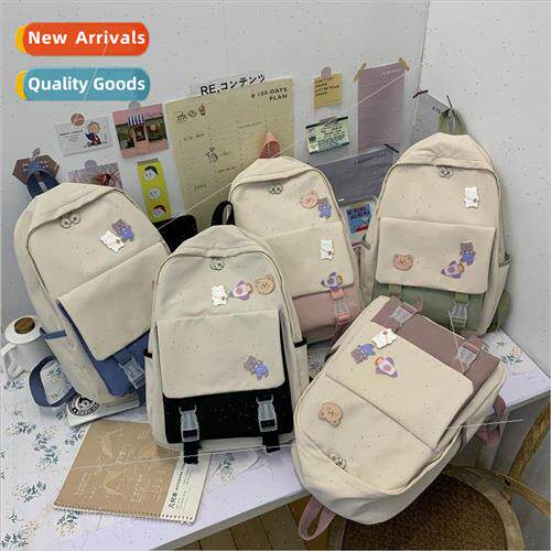 ins students schoolbag female new Korean campus nd shoulder
