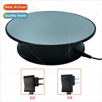 Electric turntable rotating display stand photography small