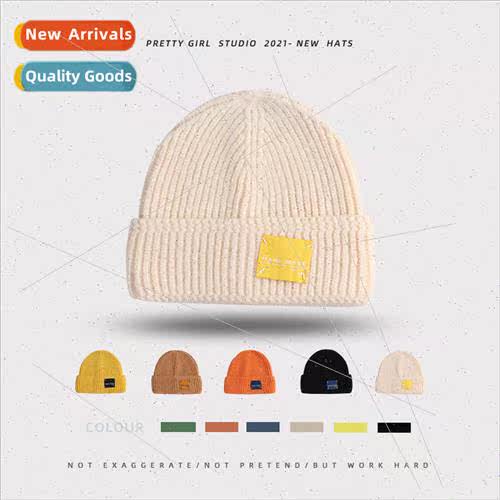 Mens hat youth autumn and winter warm ear protection knitted