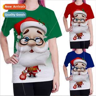 Santa and Womens Mens Christmas shirt Claus 2022 New