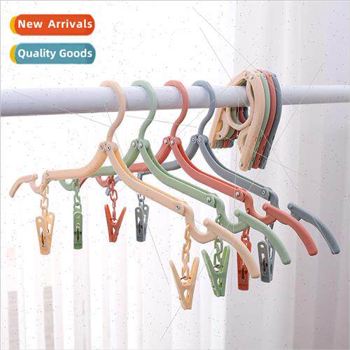 Travel Folding Clothes Rack Portable Travel Sun Socks with C