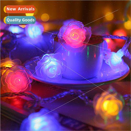 LED romantic rose flower lights indoor hanging wedding arran