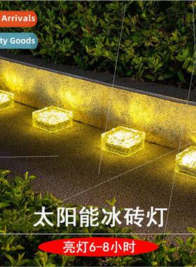 Solar Ground Tile ghts Square Ice Cube ghts Patio Decoration