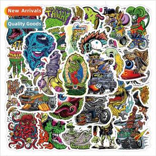 stickers monster personalized creative decor spoof liquid
