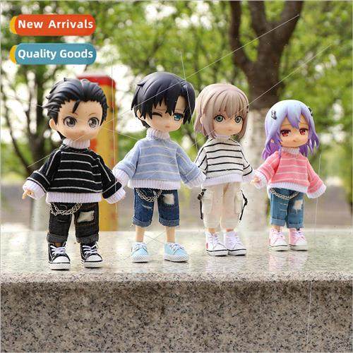 OB11娃衣高领毛衣12分素体可穿休闲上衣 BJD doll clothes dot sm