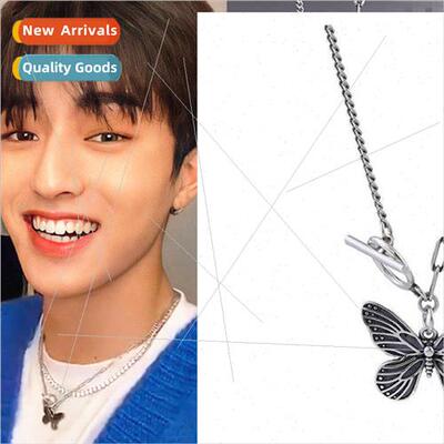TREASURE combo HARUTO Watanabe Windu necklace Butterfly OT c