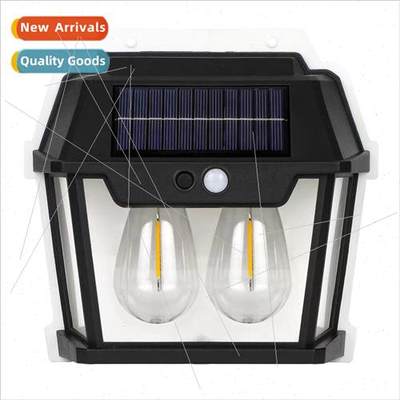 Outdoor solar small house light sensor tungsten warm light w