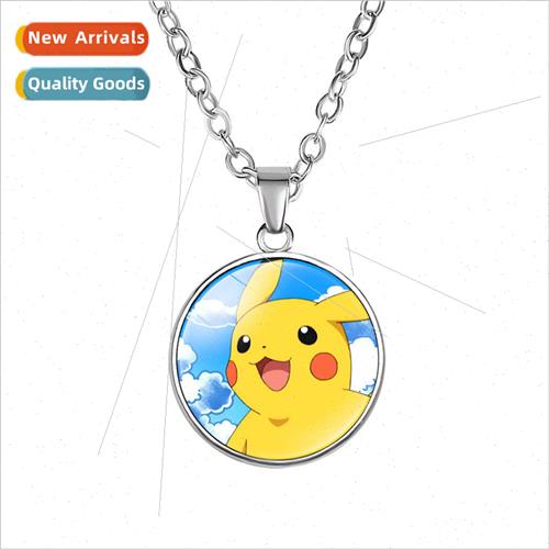 Game Accessories Pokemon Pikachu Time Gemstone Disc Pendant