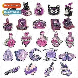 Brooch Creative Fantasy Purple Badge Series Metal Romantic