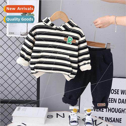 2023 winter childrens suit padded sportswear clothes boys su