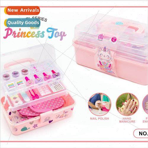 Childrens makeup cosmetics suitcase nail comb dress up girls