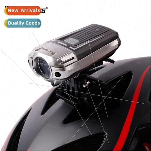 Bicycle headlight helmet light USB warning light night ridin