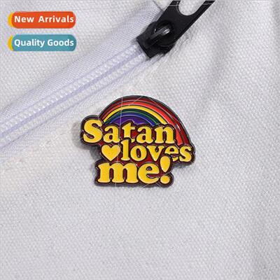 New English brooch cute rainbow like creative pin accessorie