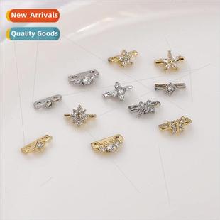 gold clad beads preservation spacer 14K hole Color double