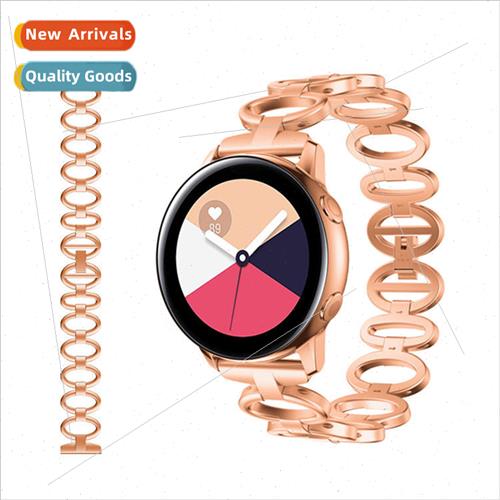 适用 Samsung Galaxy Watch3 strap ActiveWatch stainless steel