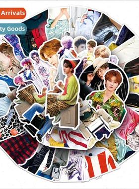 50 han handbook stickers singer star character support surro