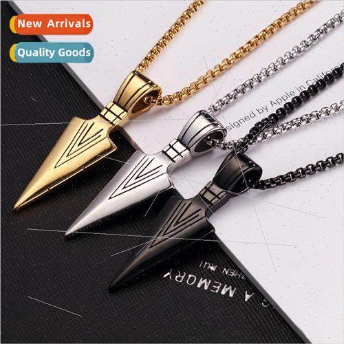 Geometric Triangle Spearhead Necklace Bullying Personalized