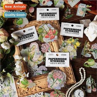 PET sticker pack Stereoscopic verse stamping Mountain hot