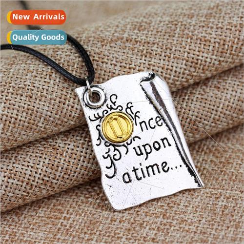 Movie and TV Once Upon a Time Henry Book Necklace Fairytale