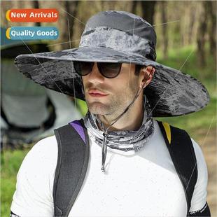 large fisherman brim hiking hat大帽檐户外登山渔 outdoor New