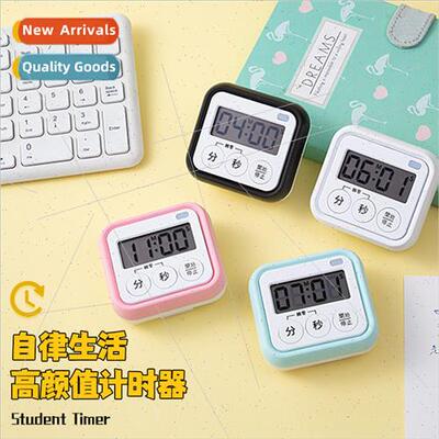 New Chinese colorful electronic timer kitchen reminder stude