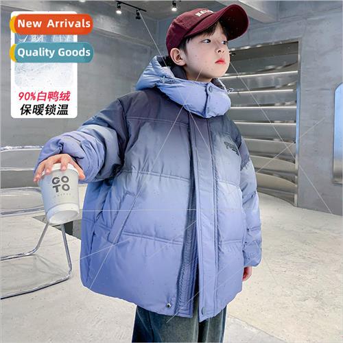 Childrens clothing boys winter down jacket middle and large