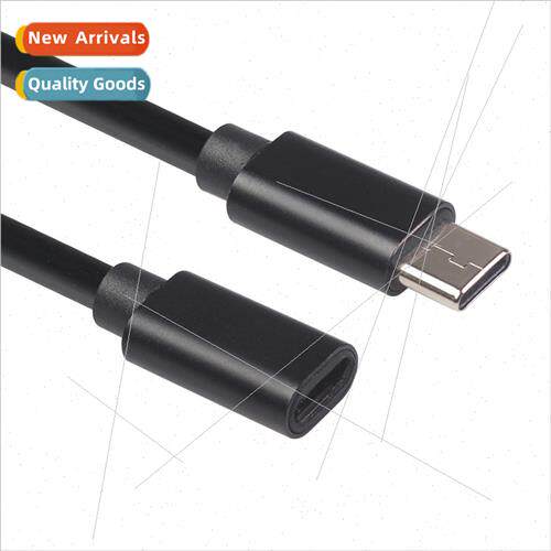 New TYPE-C male to female black adapter cable 1.5 meters gol