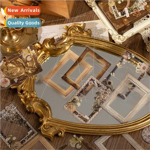 Left Behind Flower Picture Frame Boxed Stickers Vintage Bota