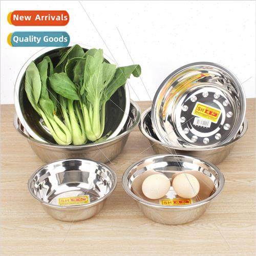Stainless Steel Basin Stainless Steel Bowl Soup Bowl Noodle