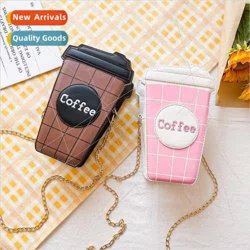 pu coffee bag female 2022 new wind personalized shoulder cro