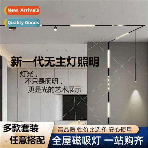 led recessed flush mounted magnetic track light mounted rail