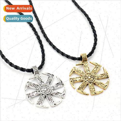 Vintage Jewelry Viking Alloy Jewelry Valknut Slavic Gromovik