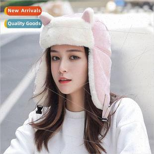 lovely and Feng Korean female Lei cap fall Cat the ears