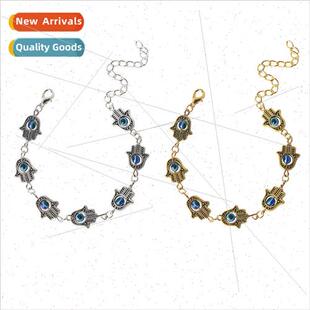 Fashion Retro Fatima Hand Devils Eye Bracelet Creative Perso