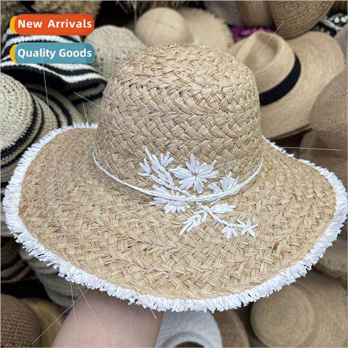 Korean  of the black and white color combination tassel raff