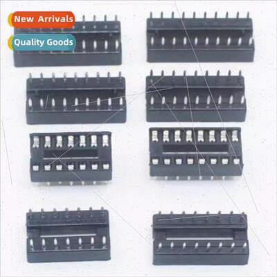 2.54MM Pitch Flat Pin IC Socket Integrated Block  DIP Microc