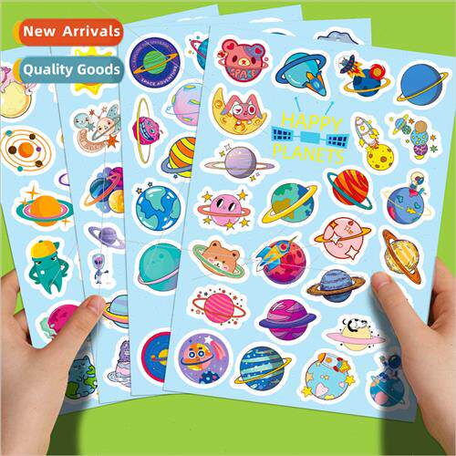 100 Stickers Astronaut Planet Doodle Stickers Creative Perso