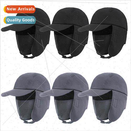 Hat mens winter outdoor cold cycling cap Korea warm wool cap
