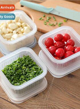 Filter onion crisper with lid household refrigerator ginger