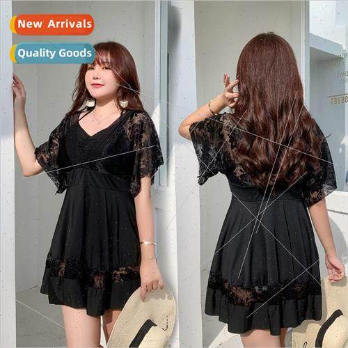 New large size one-piece swimsuit belly-shading thin conserv