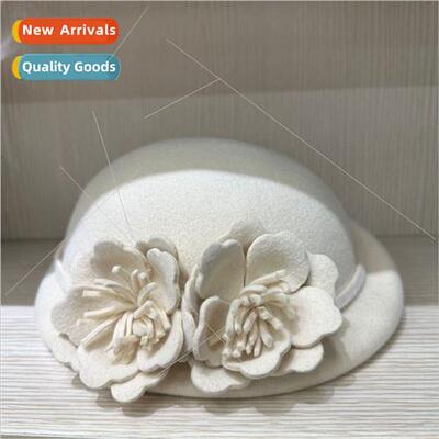 Autumn and winter British casual wild wool beret Korean  of